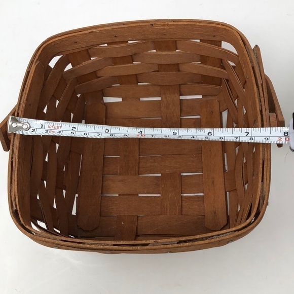 VINTAGE 1989 Longaberger Rich Brown Berry Basket - Picture 10 of 10